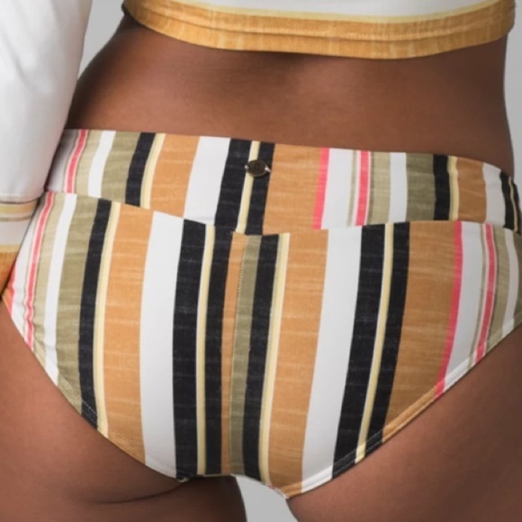 PrAna Bikini Bottom NWT Gilded Soleil Stripe - Picture 6 of 14